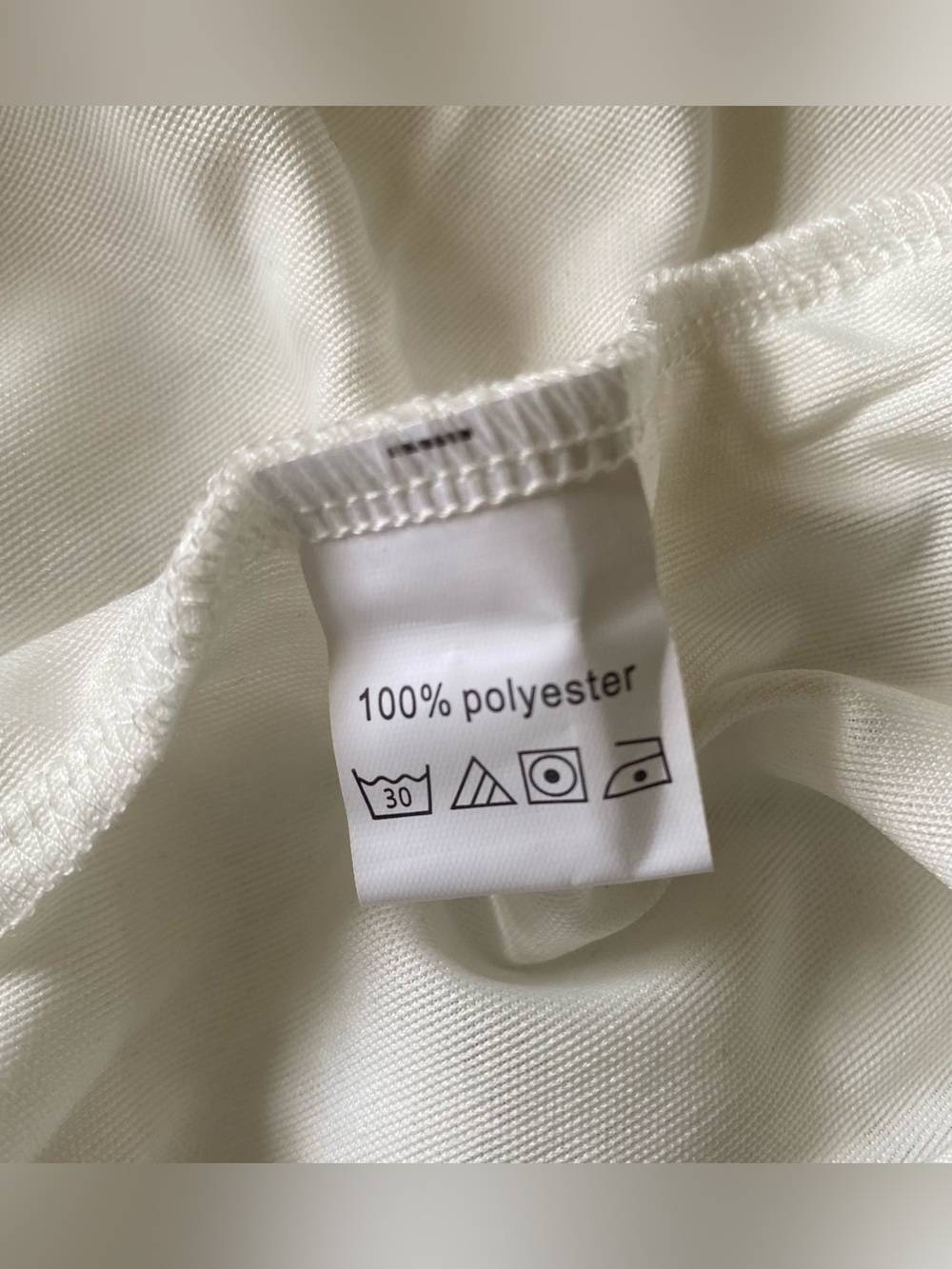 White NWOT Blouse Sleeveless Lacey - Picture 8 of 9